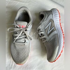 New Balance Womens Shoes 520 V5 Size 8 Sneaker Athletic gray and orange
